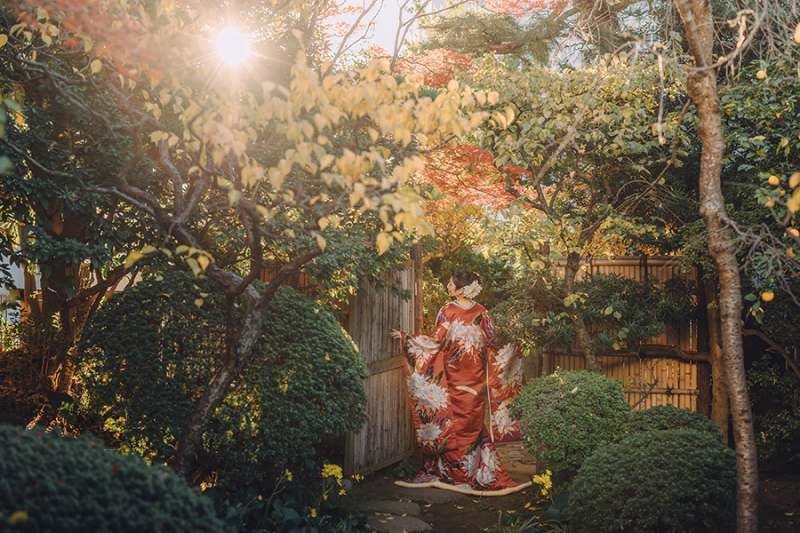 お庭の自然もたっぷり