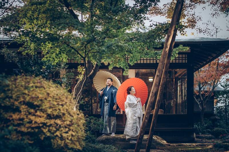 番傘を使ったお写真も♪