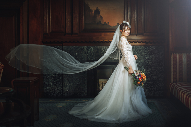 ベールショットも素敵♡