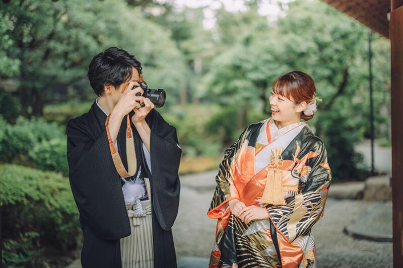 おふたりらしいお写真も