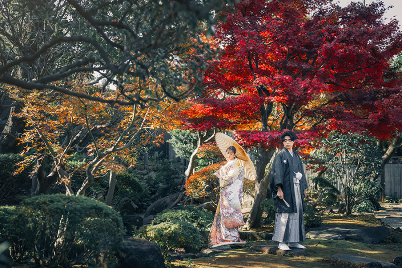 お庭の自然もたっぷり