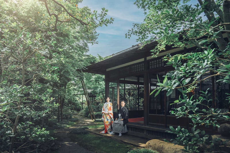 お庭の緑もたっぷり