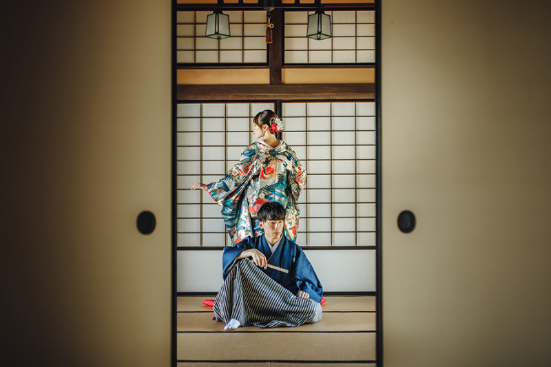 広々とした和室を活かして