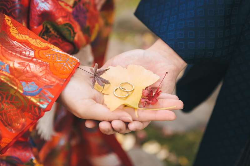 指輪も季節感いっぱいに