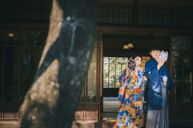 13:53 お面を使ったお写真も