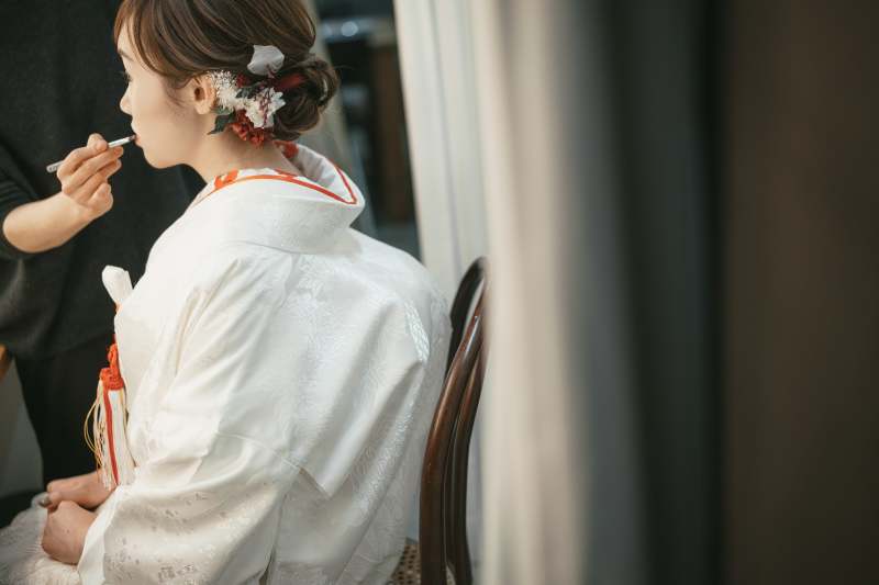 メイクシーンも美しく