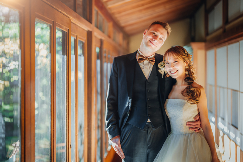 窓際で自然を活かして