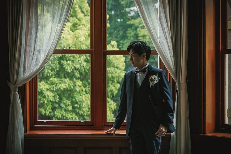 ご新郎様のソロショット