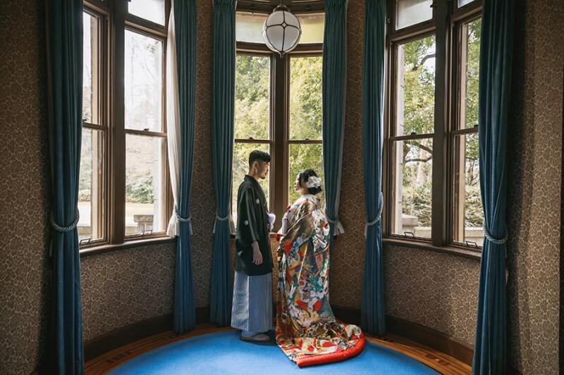 会場の特徴を活かしたお写真も