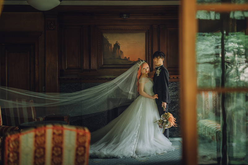 ベールショットも素敵♡