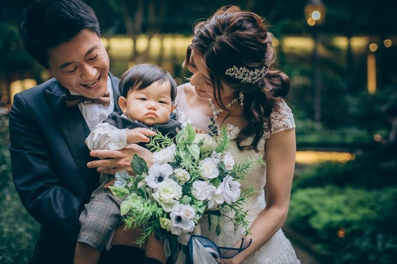 お子様と一緒の撮影も!