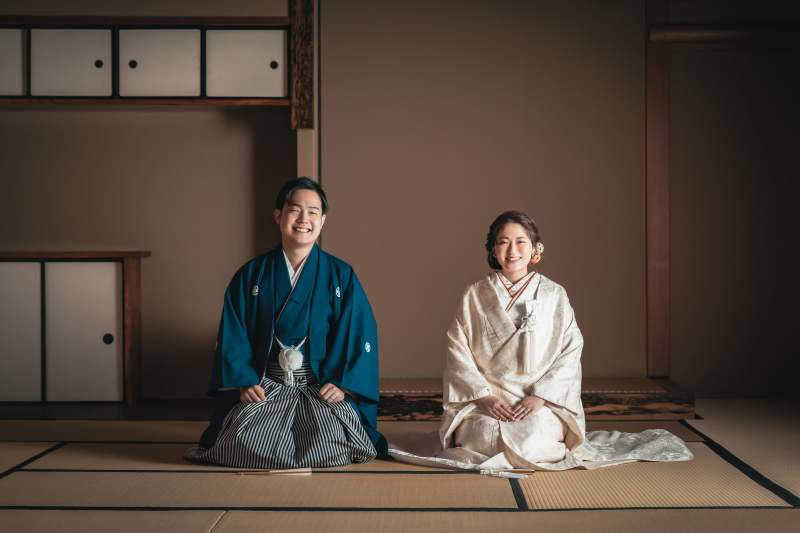 しゃんと背筋を伸ばして一枚