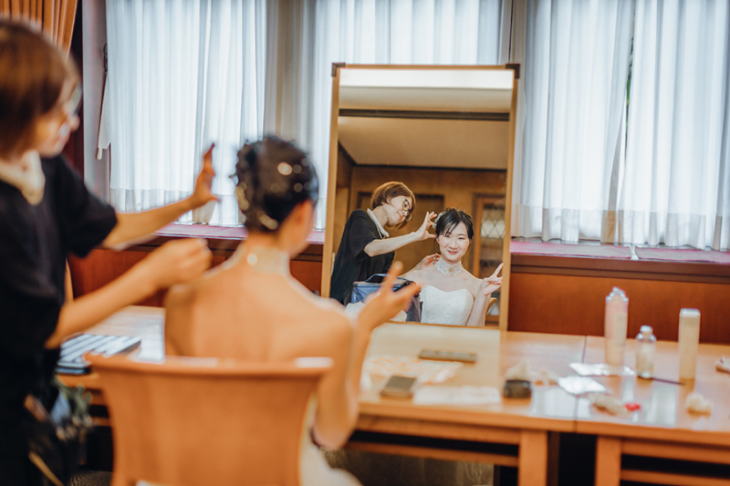 おふたりらしいお写真も