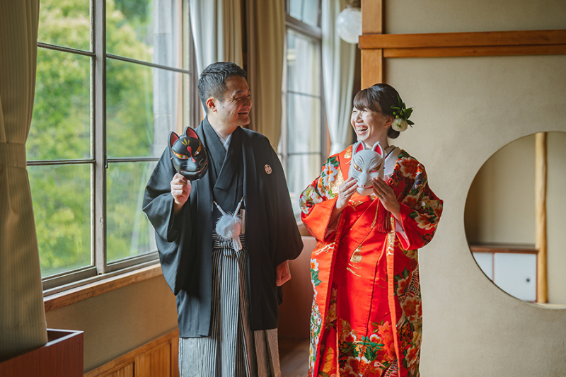 おふたりらしいお写真も