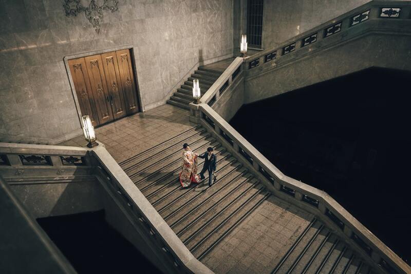 俯瞰の写真で階段の迫力をよりUP!