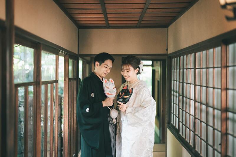 廊下でのカッコいいお写真も