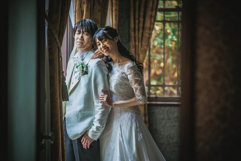 寄り添いのポーズも素敵♪