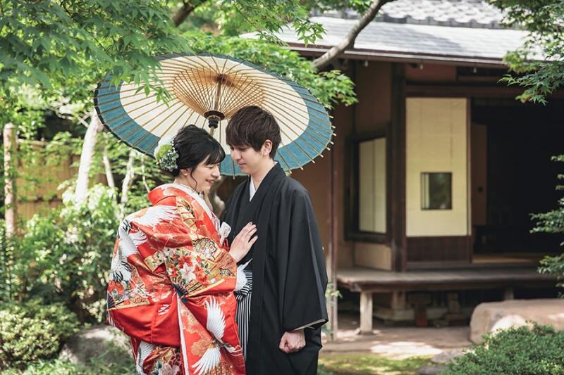 番傘を使ったお写真