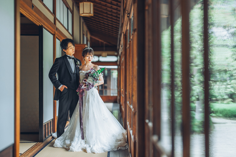 廊下でのカッコいいお写真も