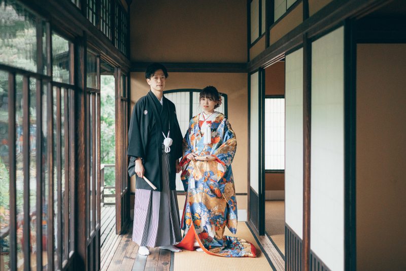 しっかりとした立ち姿も