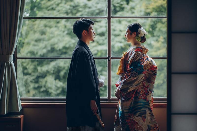 窓からの緑が綺麗