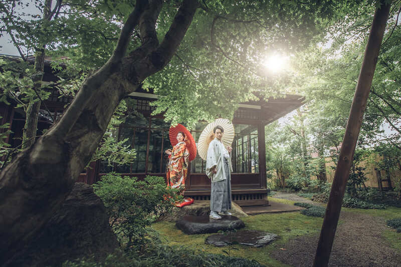 お庭の緑もたっぷり