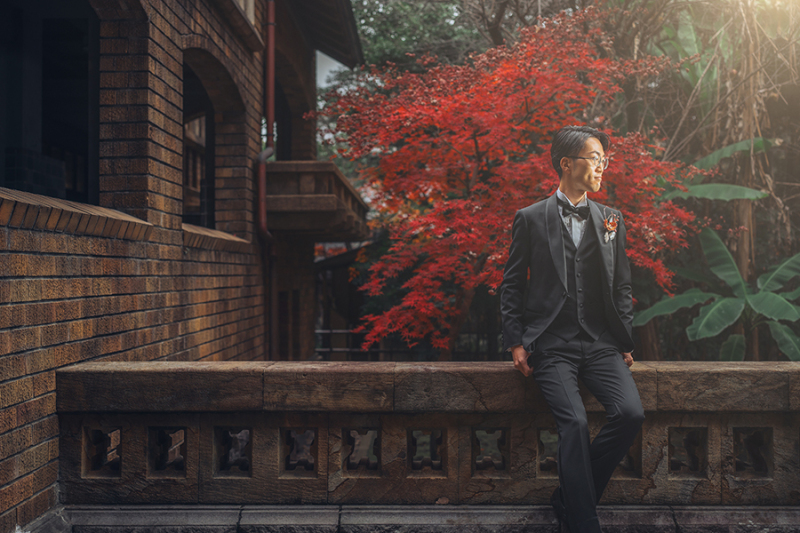 ご新郎様のソロショット