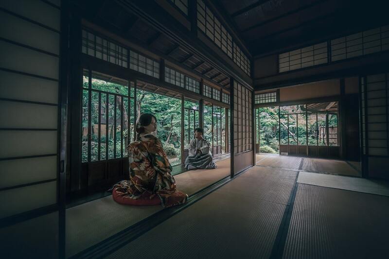 お庭からの光を活かして