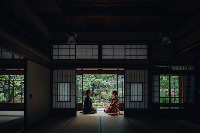 広々とした和室を活かして