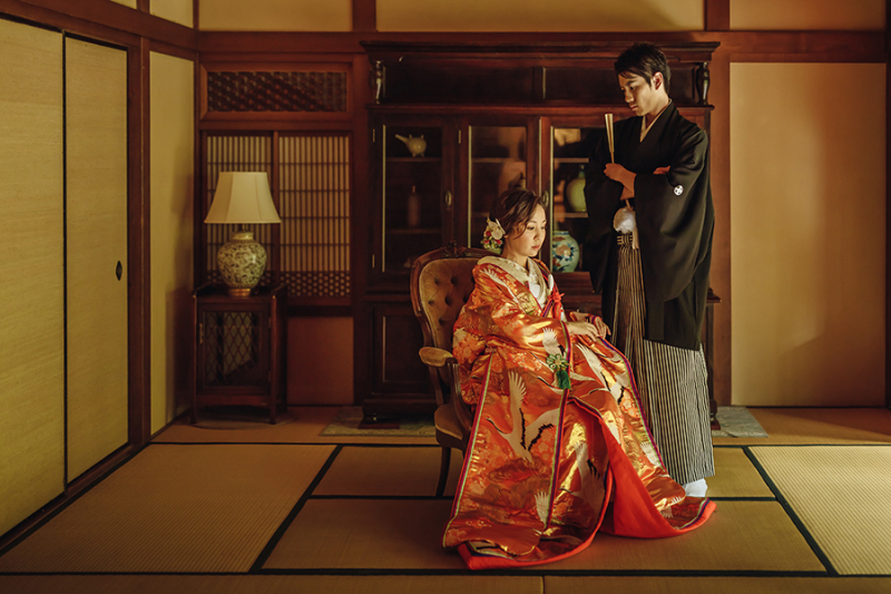 窓際で自然を活かして