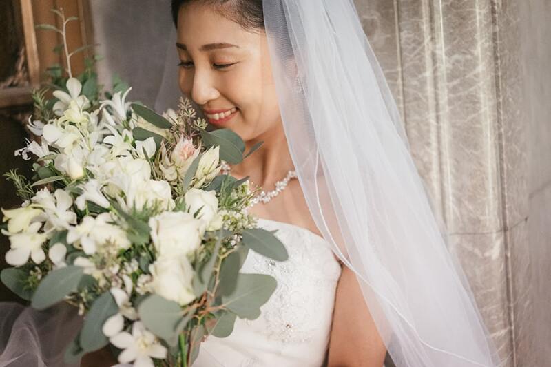 ご新婦様のソロショット