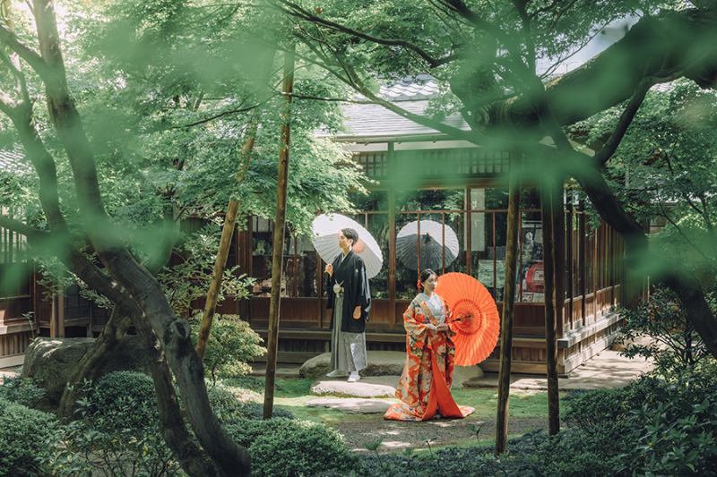 お庭の緑もたっぷり