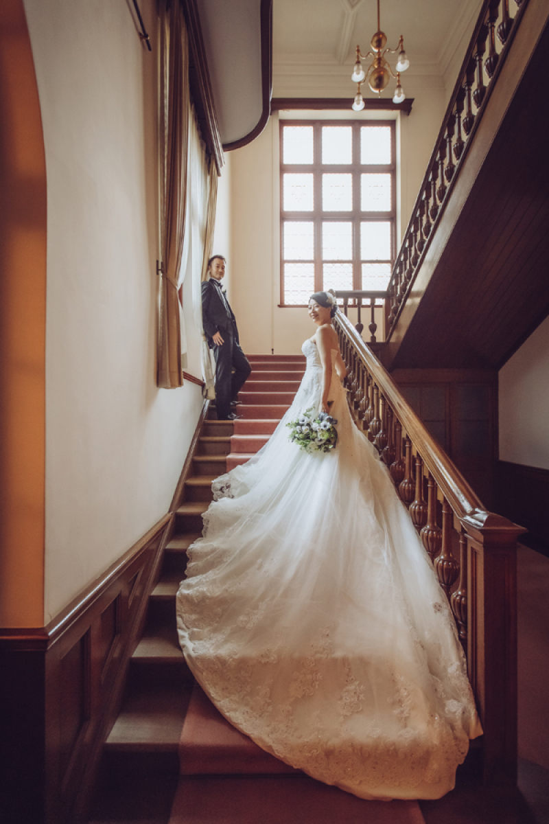 ドレスで雰囲気チェンジ