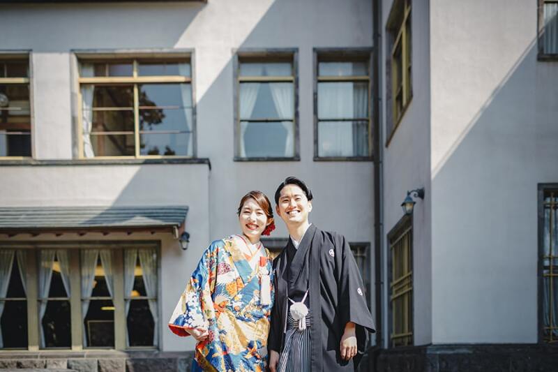 おふたりらしい笑顔のお写真