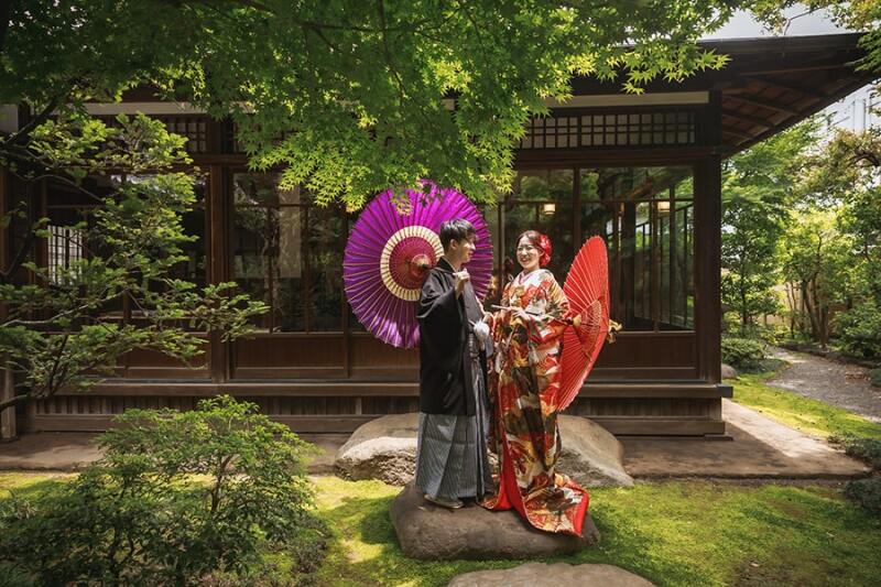 旧安田楠雄邸のお庭