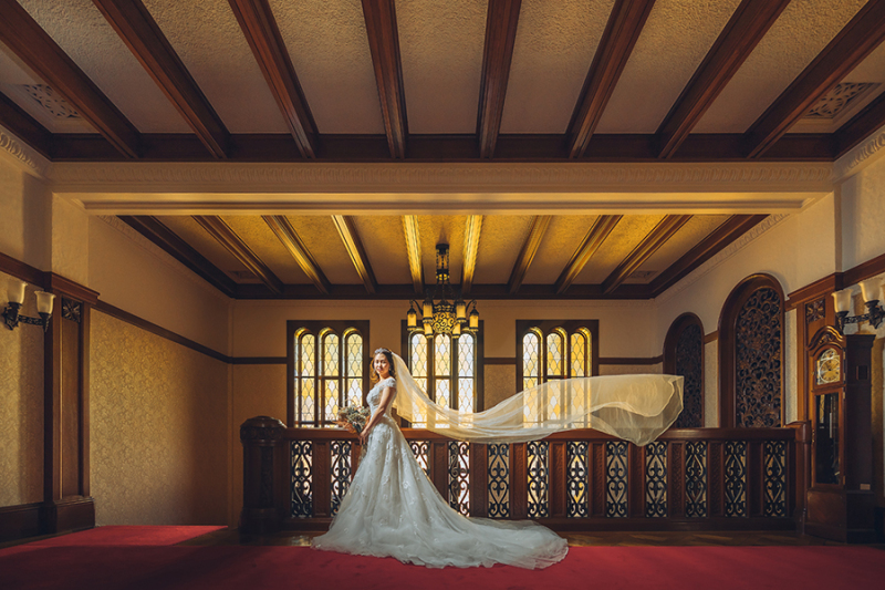 ベールショットも素敵♡