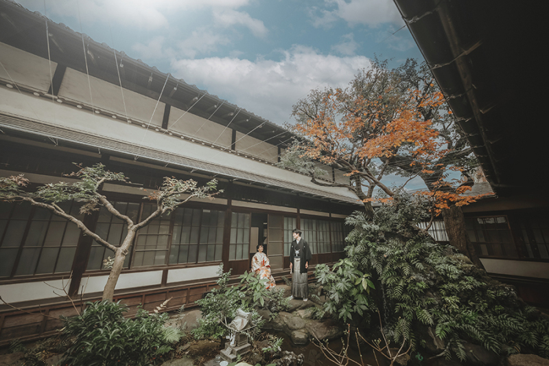 中庭の雰囲気を楽しめるのは泉山邸だけ!