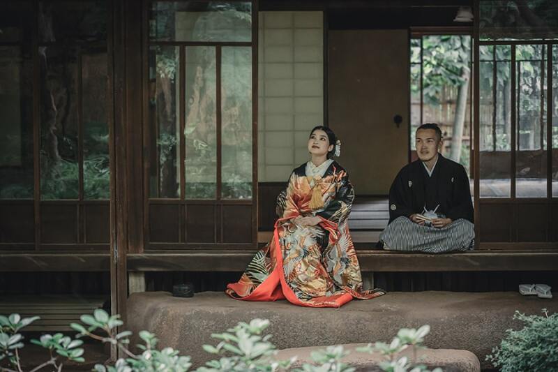 縁側でのんびりショット