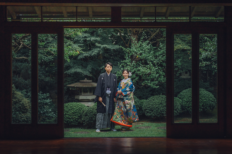 お庭の自然もたっぷり