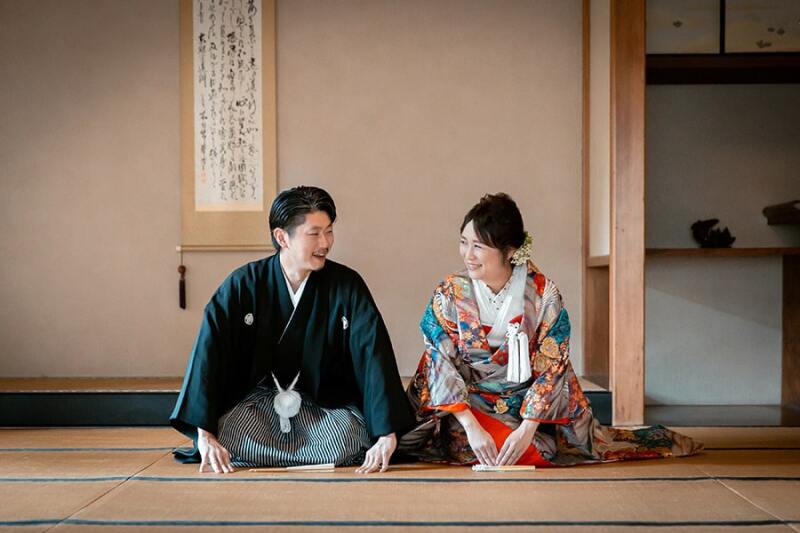 正座のお写真も