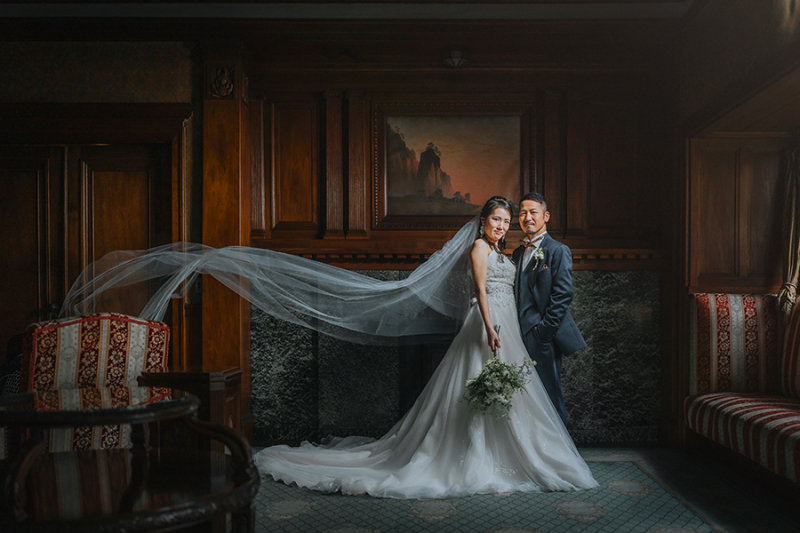 ベールショットも素敵♡