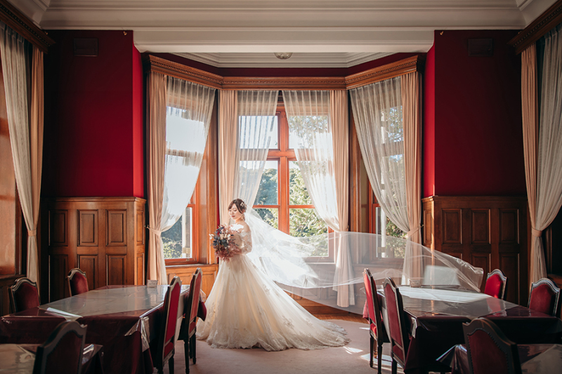 ベールショットも素敵♡