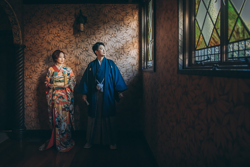 窓際で自然を活かして