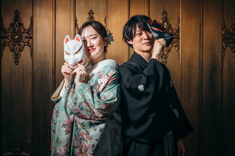 おふたりらしいお写真も