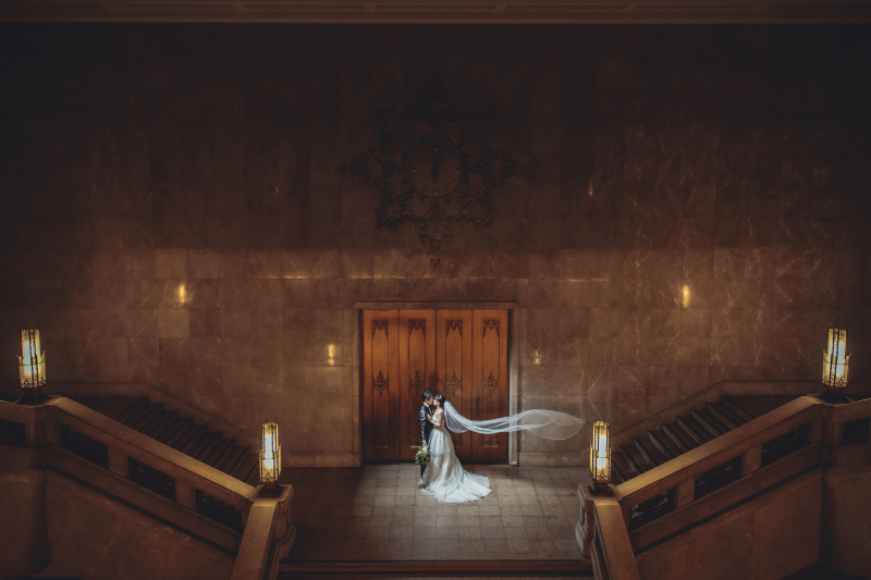 18:02 ベールが印象的なお写真を