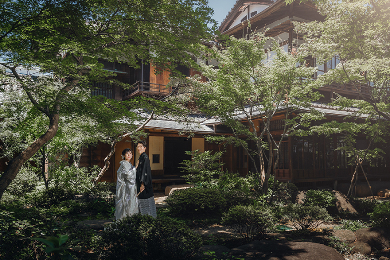 お庭の緑もたっぷり