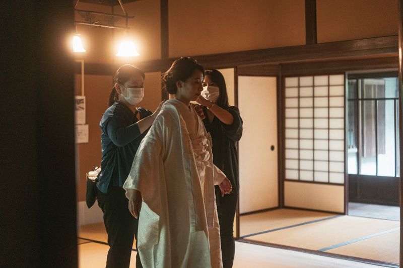 13:55 ご新婦様の衣装チェンジ