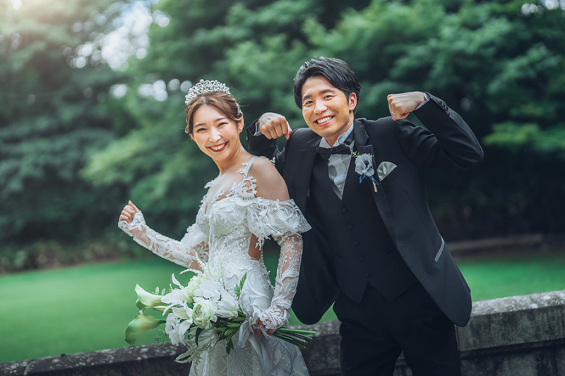 おふたりらしいお写真も