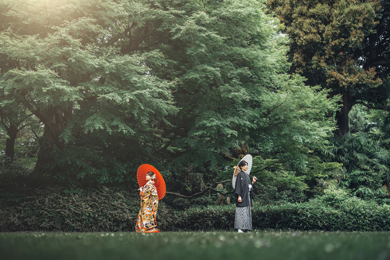 お庭の緑もたっぷり