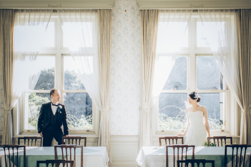 窓から差し込む光が美しい!